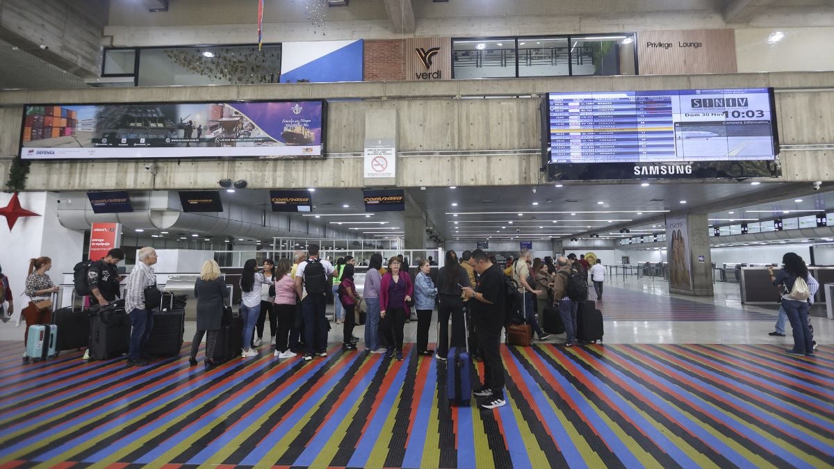 Aeropuerto de Maiquetía (AFP)