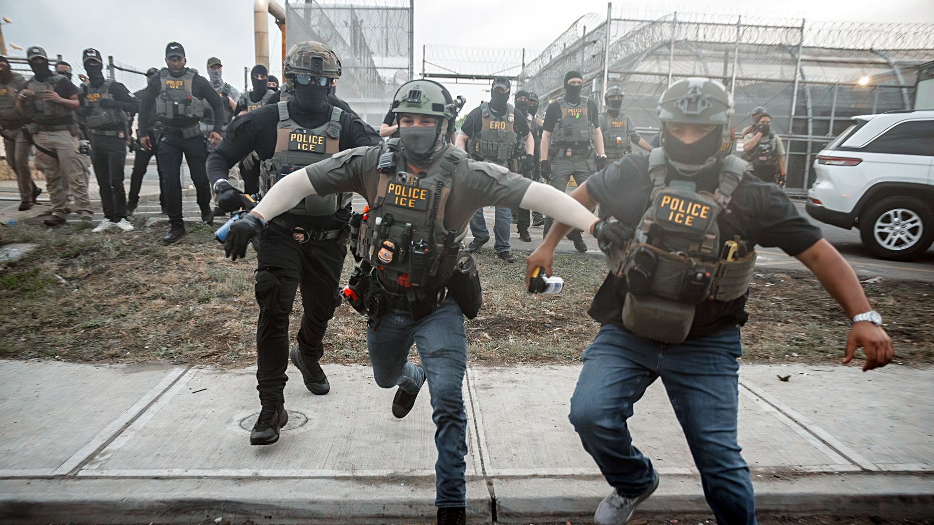 Agentes de Estados Unidos ICE-Foto: EFE