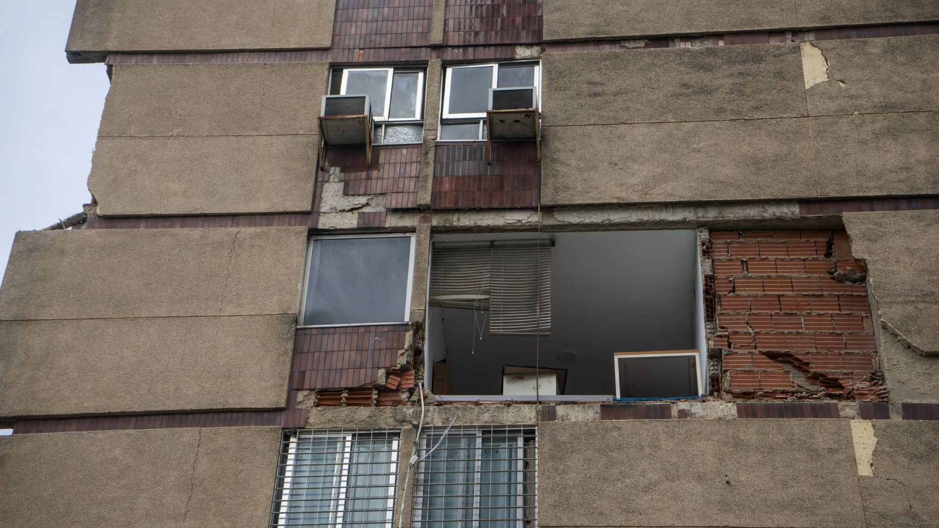 Viviendas afectadas por terremotos en el municipio Chacao en Caracas (Venezuela) - Foto de referencia: EFE