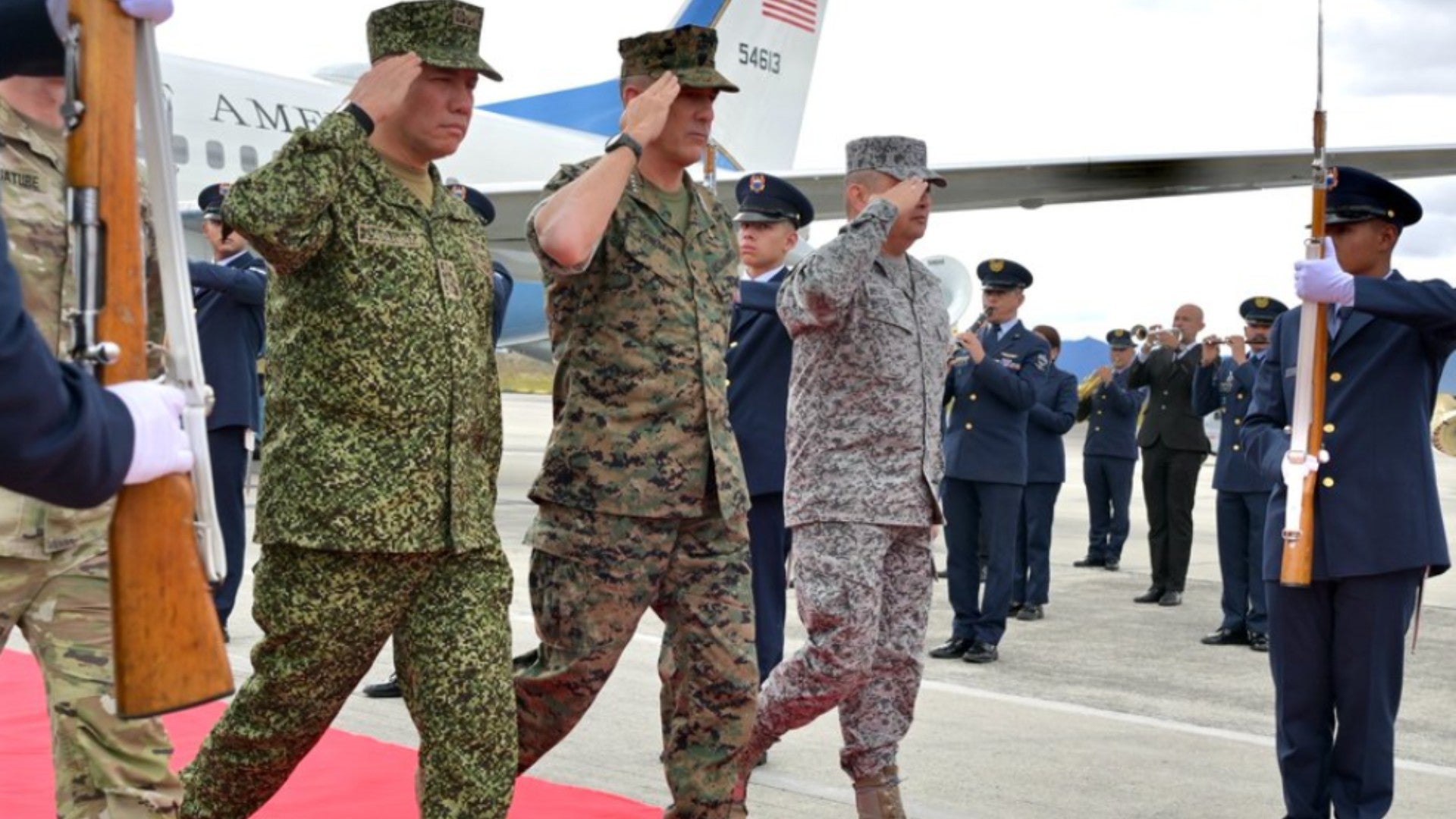 Llegada del jefe del Comando Sur, Francis Donovan, a Colombia. (Comando Sur)