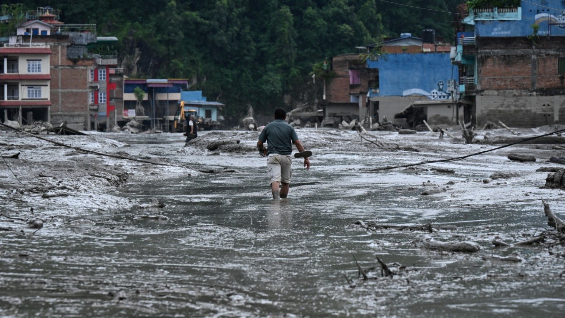 Inundaciones en Nepal (AFP)