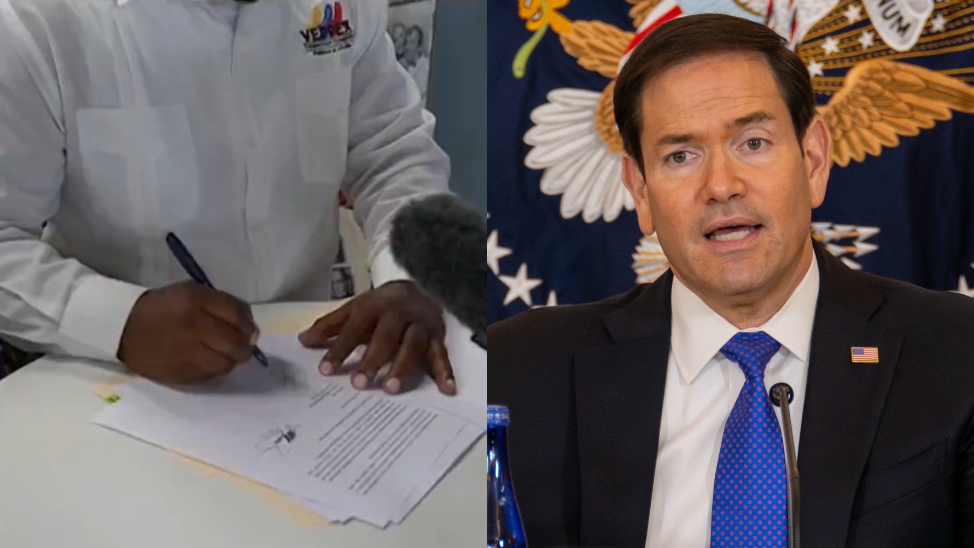 Carta de la diáspora venezolana a Marco Rubio / FOTO: EFE - captura de pantalla