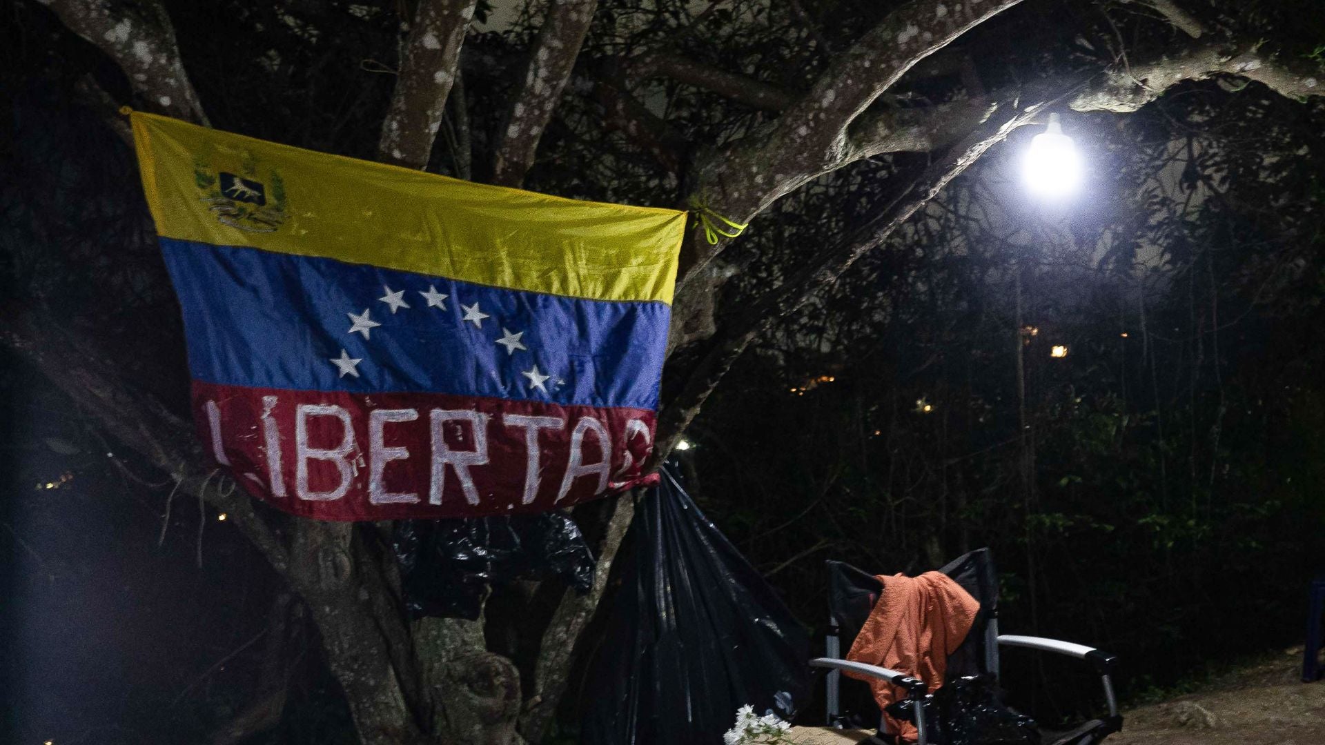 Vigilia por los presos políticos en Venezuela-Foto: EFE