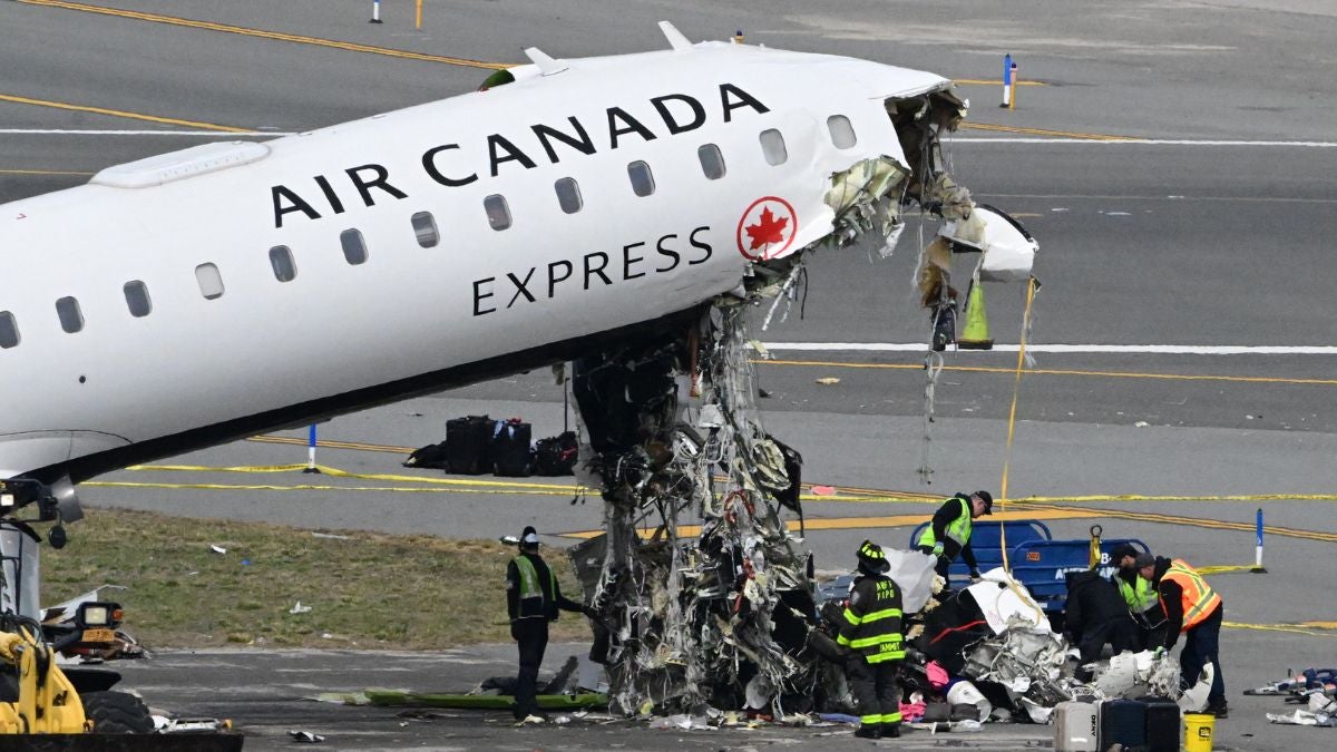 Accidente aéreo en Nueva York (AFP)