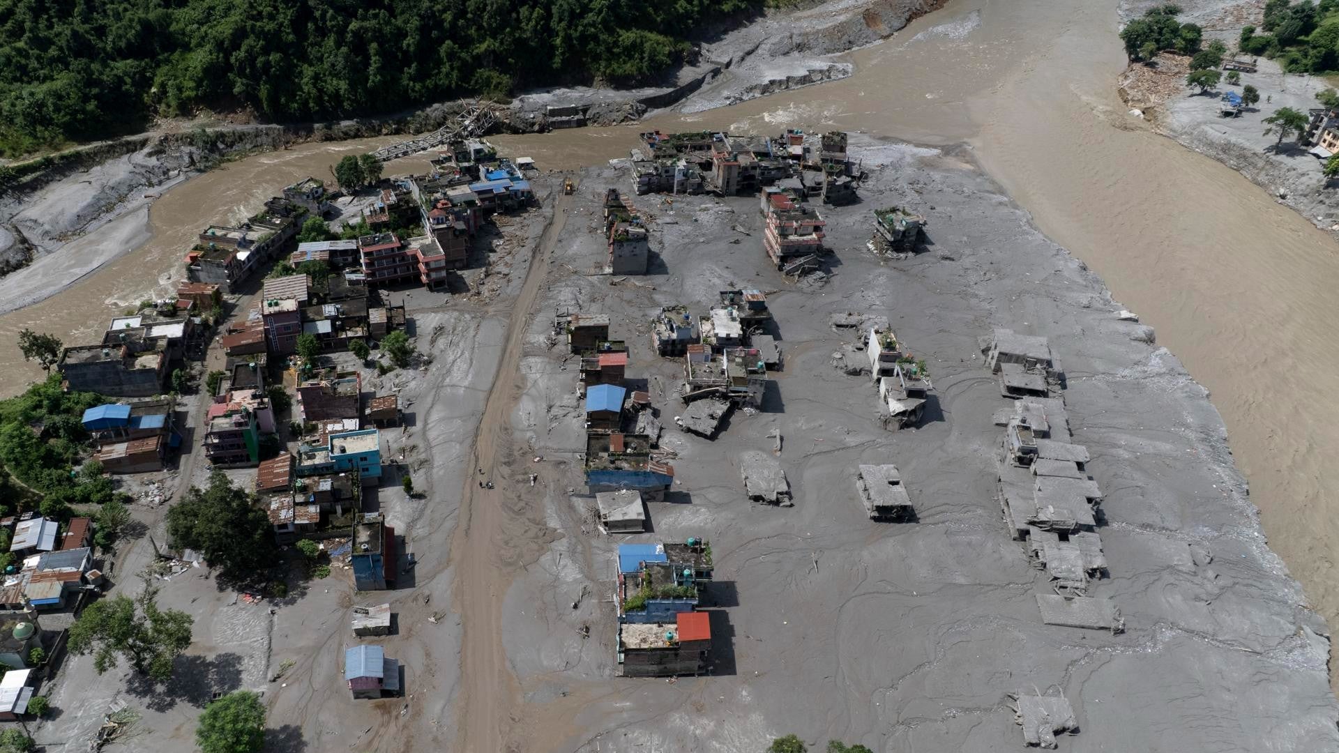Deslave en Nepal- Foto: EFE