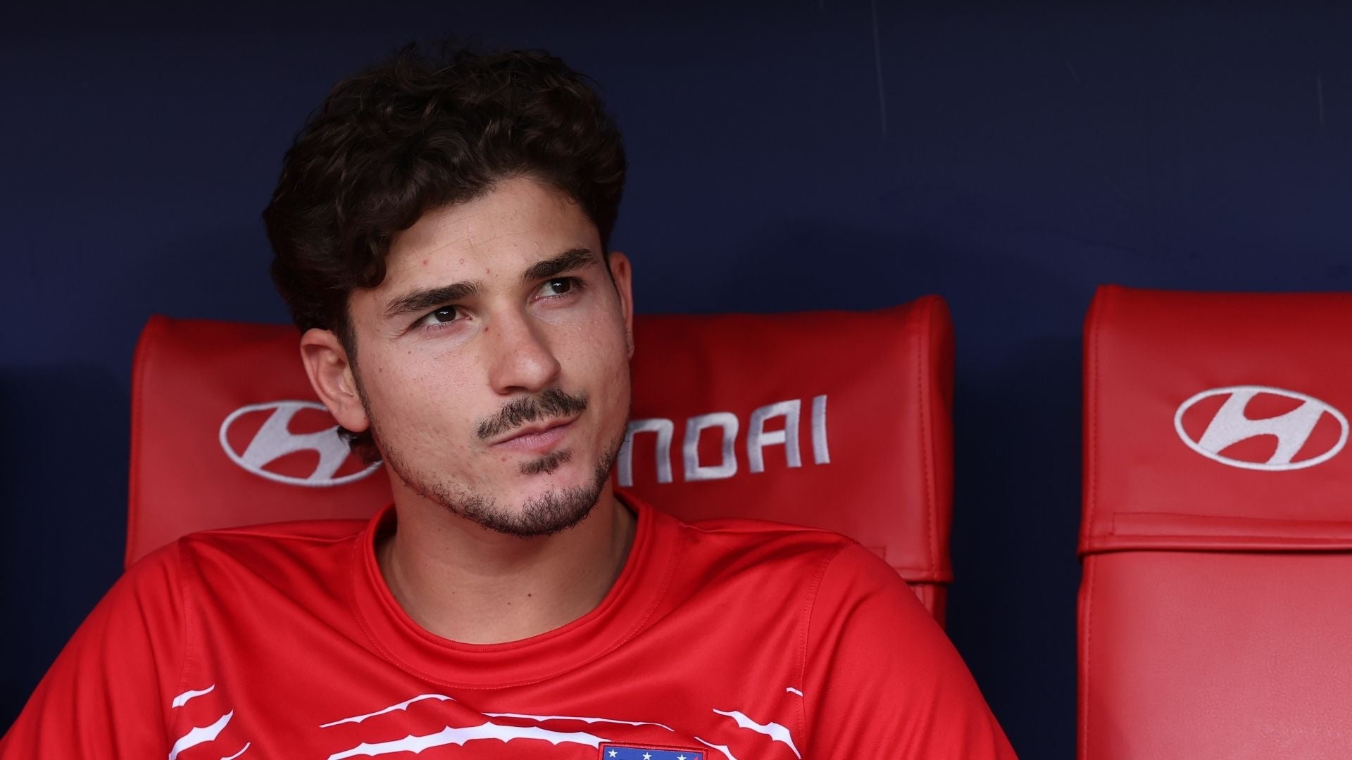 Julián Álvarez en el banquillo del Atlético de Madrid - EFE
