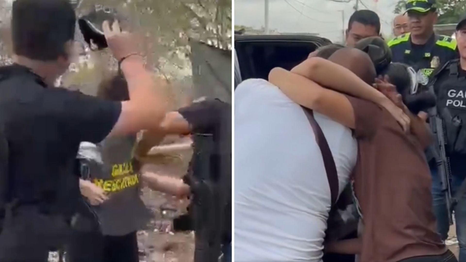 Rescate de joven de 19 años en La Guajira - Captura de pantalla de x Policía de Colombia