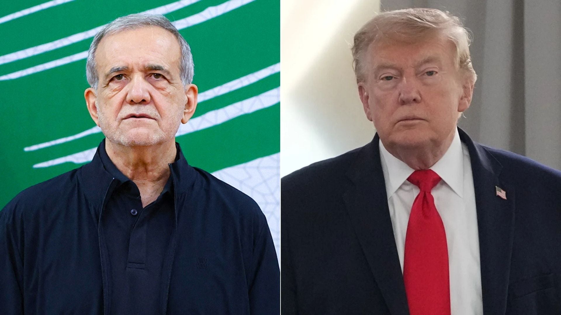 Masud Pezeshkián y Donald Trump | Fotos: EFE