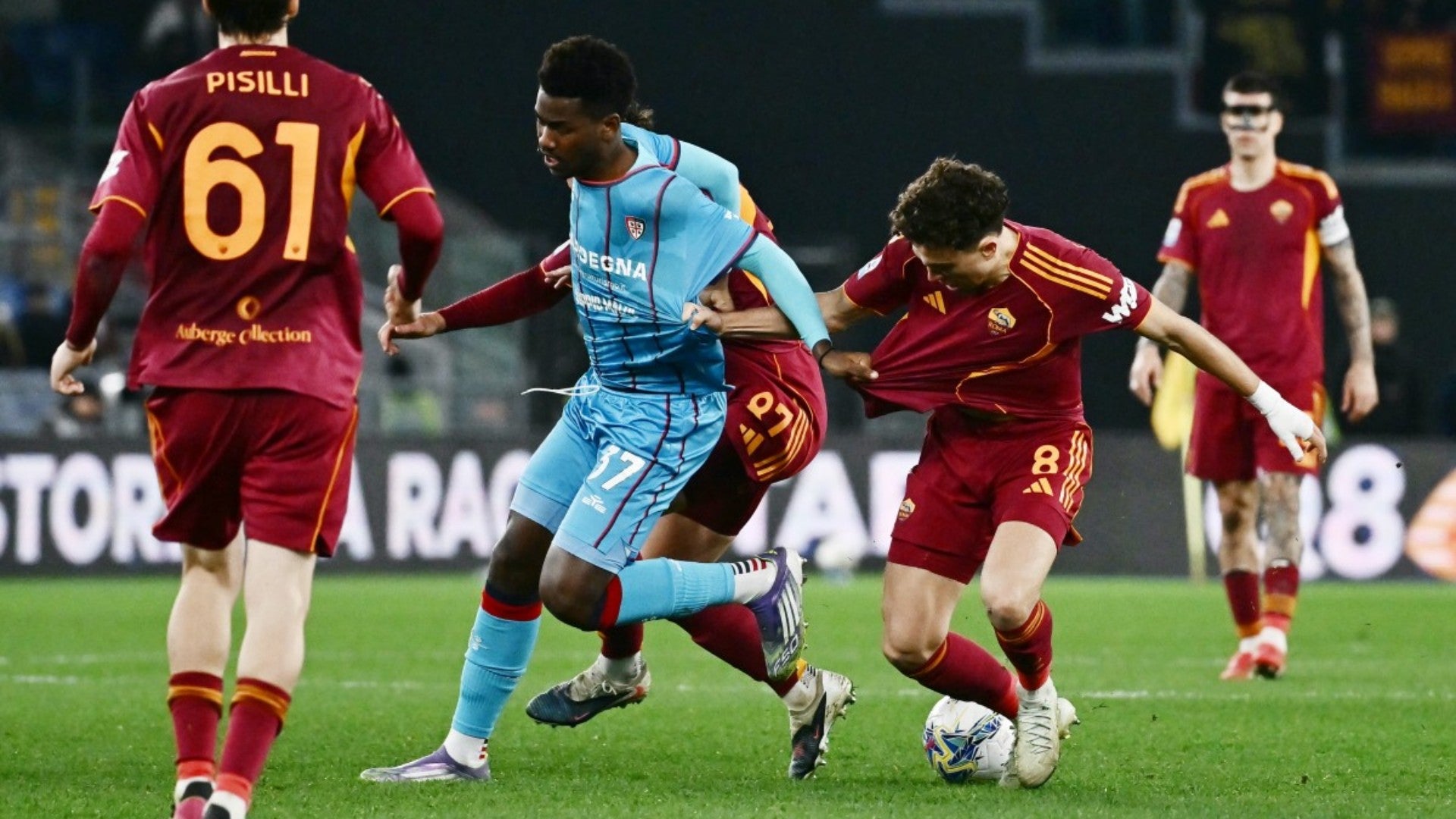 Yael Fritz Junior Trepy, jugador del Cagliari - Foto: AFP