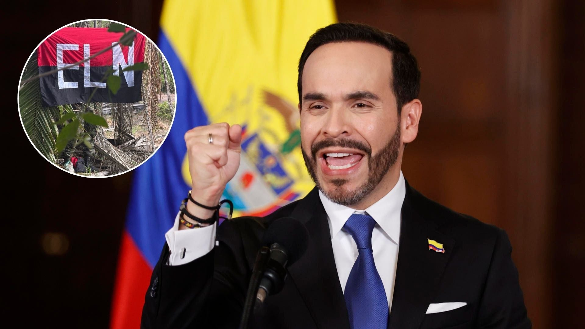 De la Espriella anuncia captura de integrantes de Frente Camilo Torres del ELN - Foto: EFE-X @ABDELAESPRIELLA