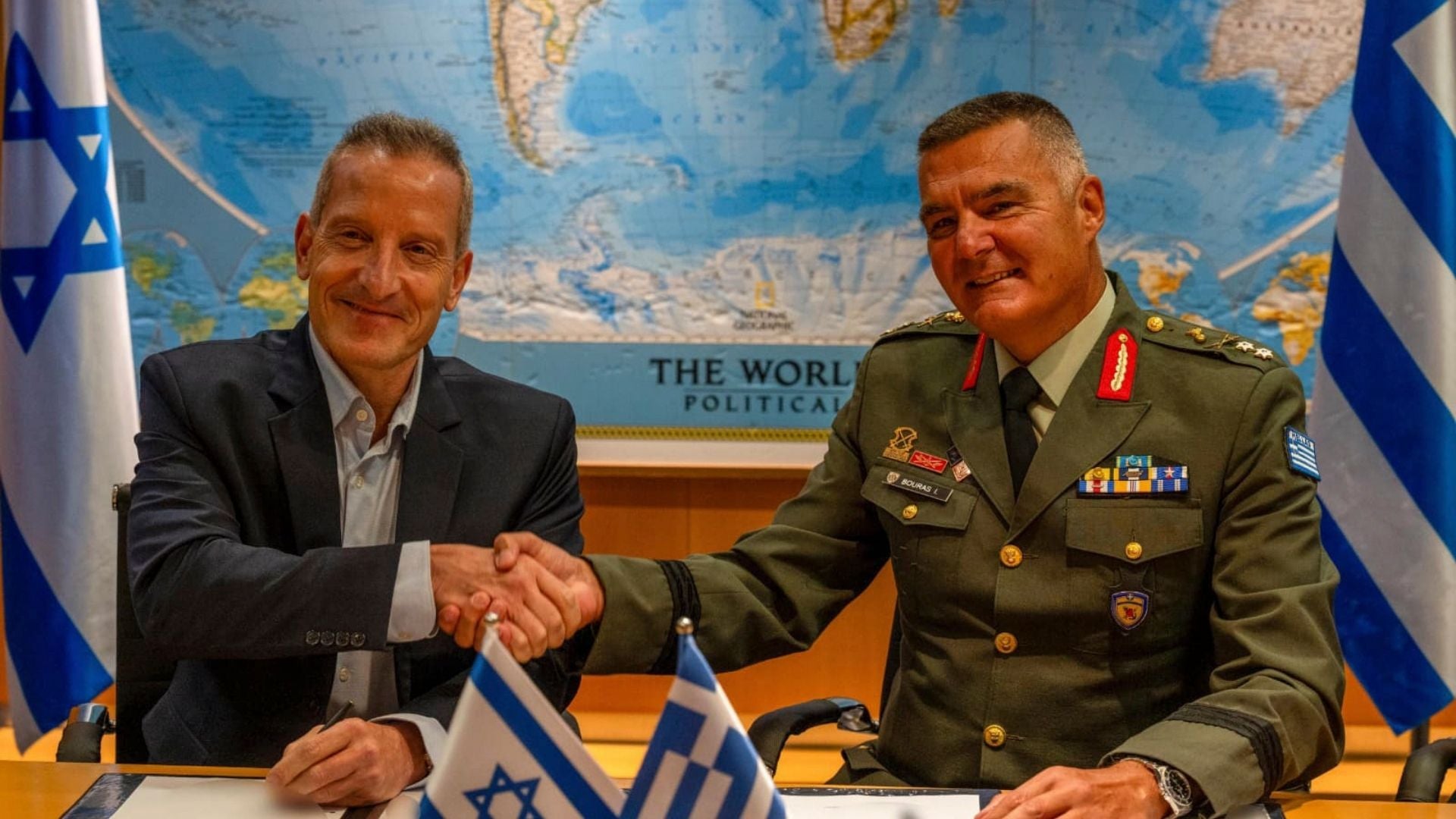 Israel y Grecia firmaron este lunes un contrato de un sistema de defensa aérea- Foto: EFE