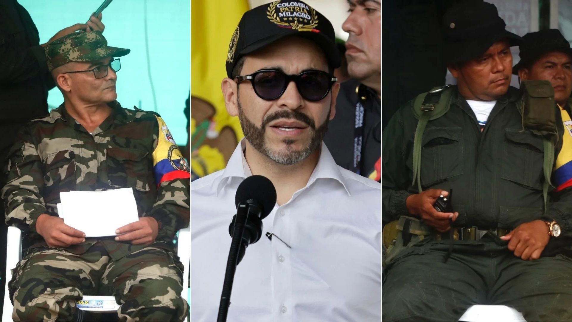 Golpes contundentes del gobierno de Abelardo de la Esperilla hacia disidencias de las FARC - Fotos: EFE
