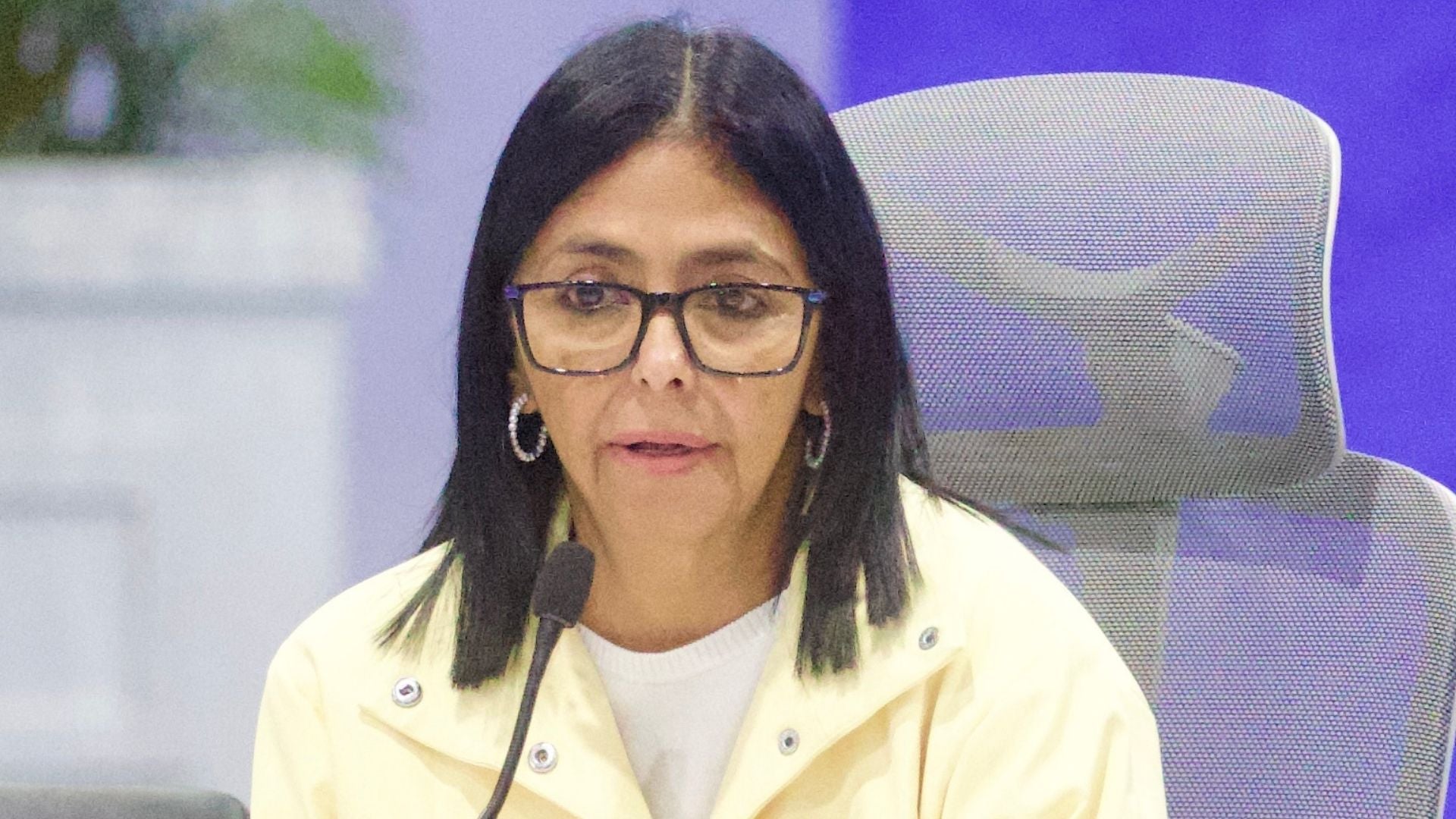 Delcy Rodríguez, jefe encargada del régimen venezolano - Foto: EFE