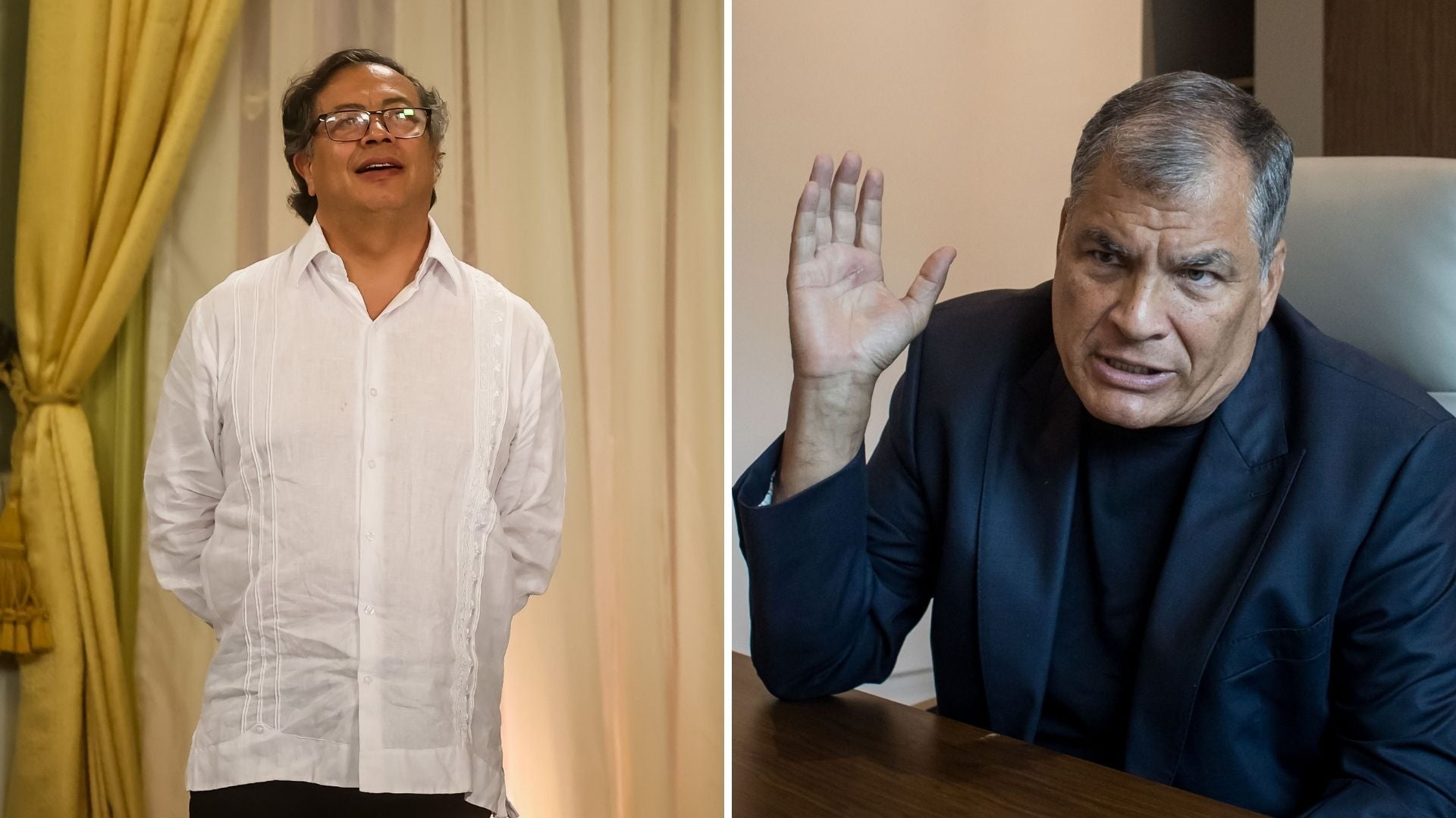 Gustavo Petro y Rafael Correa - EFE