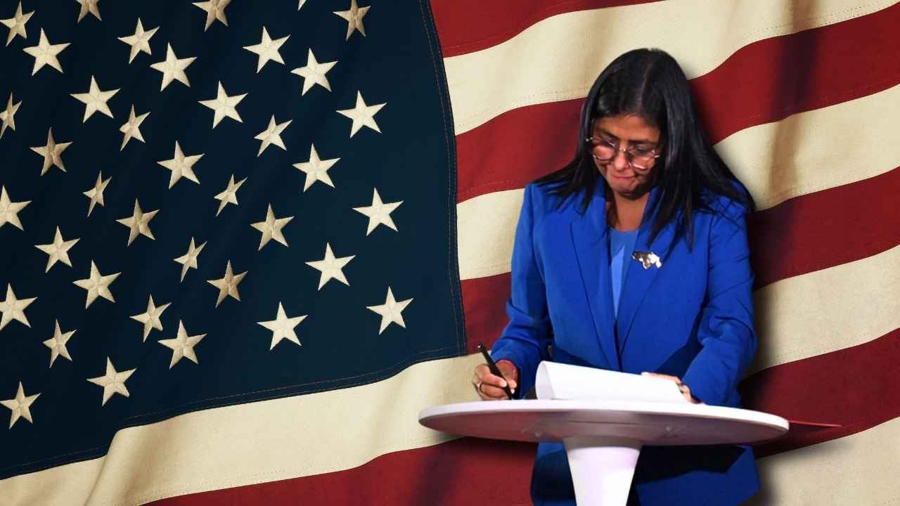 Delcy Rodríguez - Foto AFP/ Bandera EE. UU. - Foto Canva