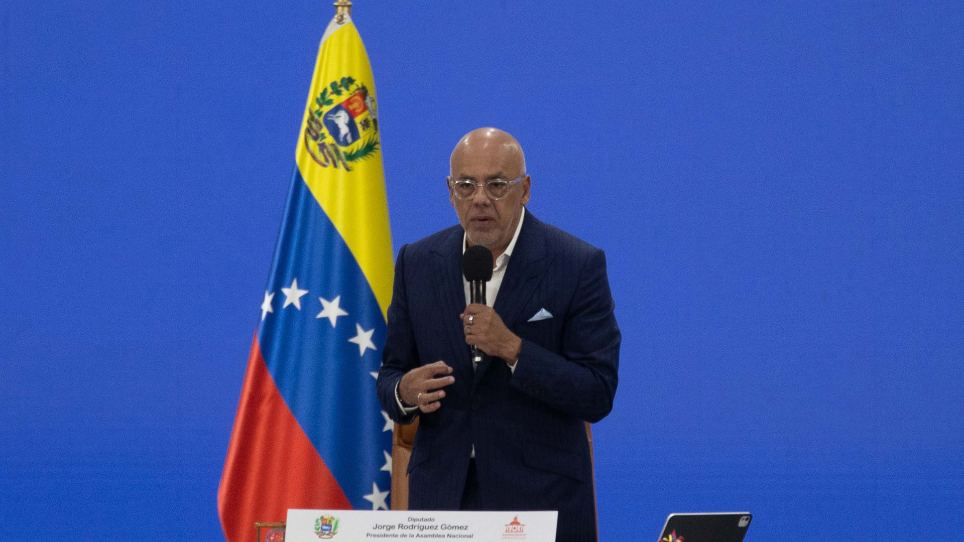 Jorge Rodríguez, ilegítimo presidente de la Asamblea Nacional de Venezuela - Foto: EFE