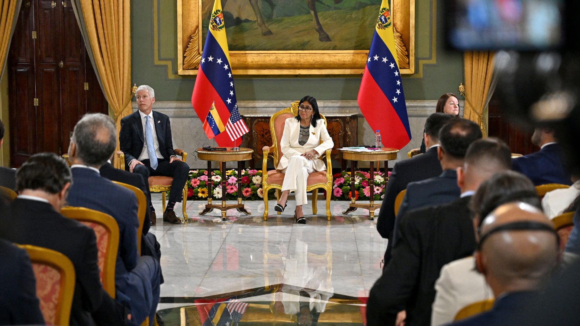 Firma del acuerdo en Venezuela | Foto: AFP