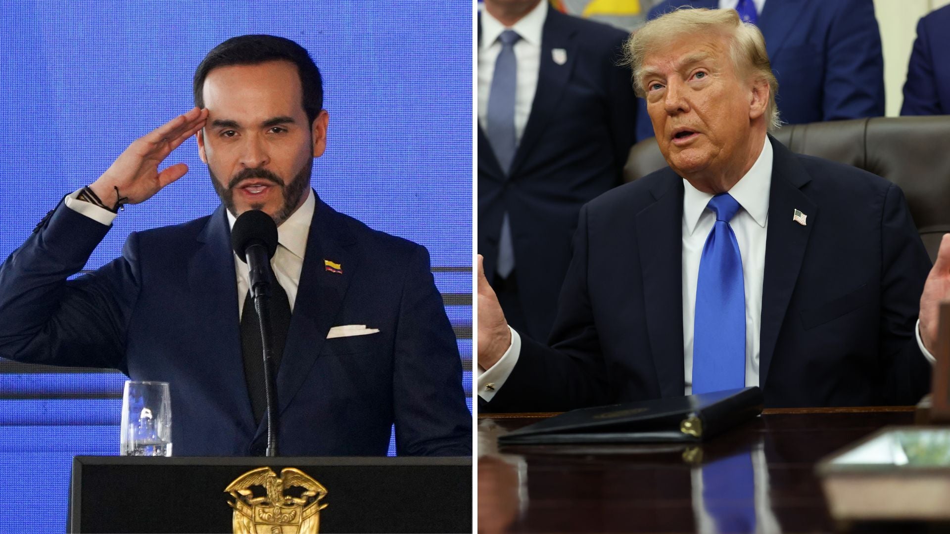 Donald Trump y Abelardo de la Espriella - EFE