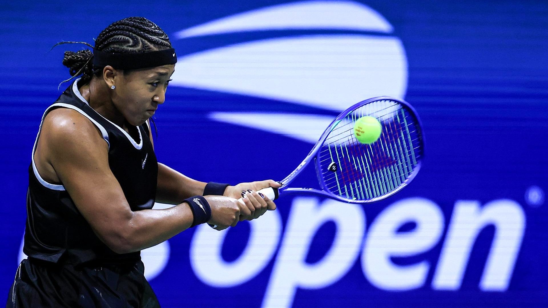 La tenista Naomi Osaka en el US Open (EFE)