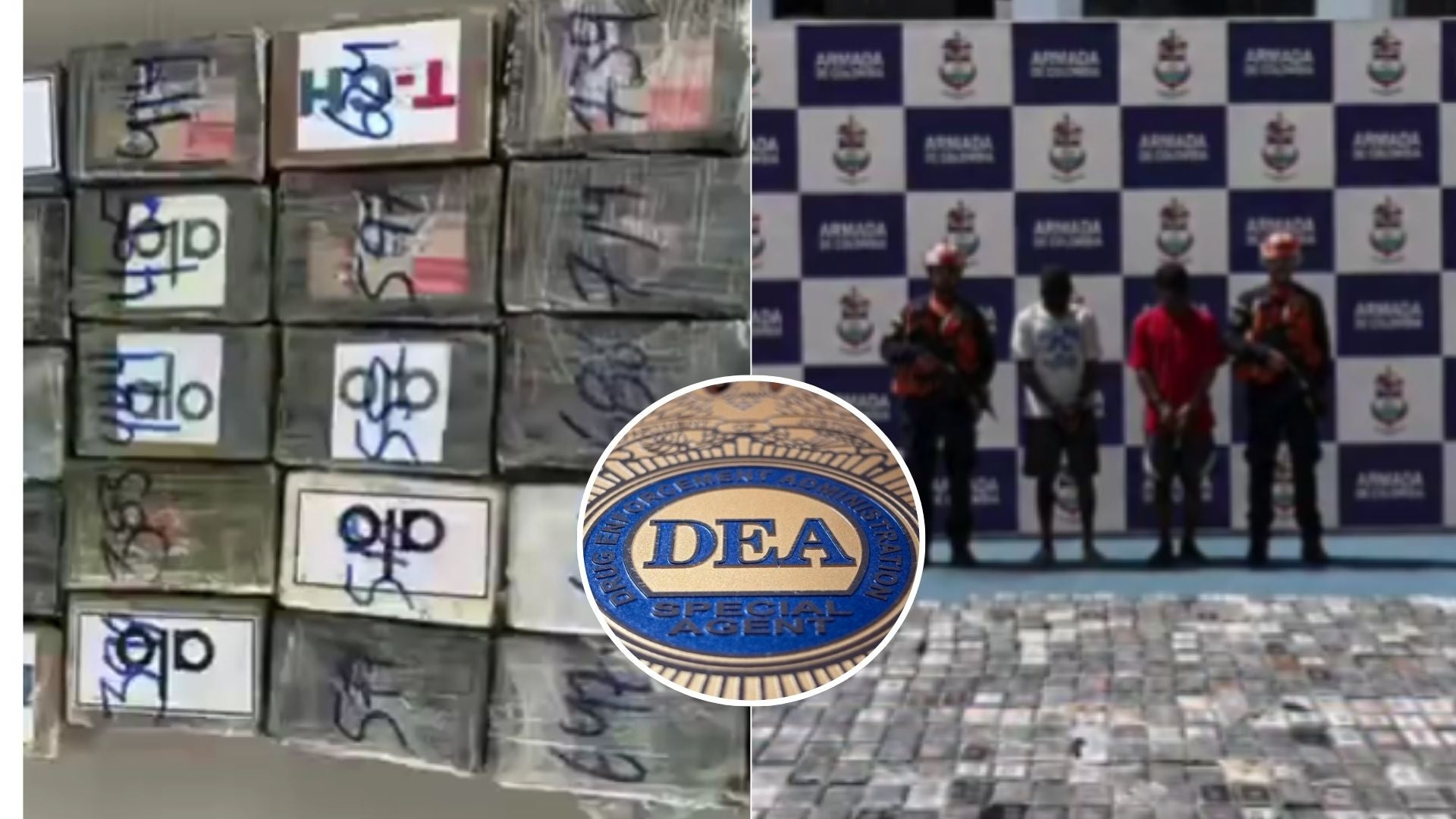 Incautación de droga en la Alta Guajira- Foto: captura de pantalla de X de @ABDELAESPRIELLA
