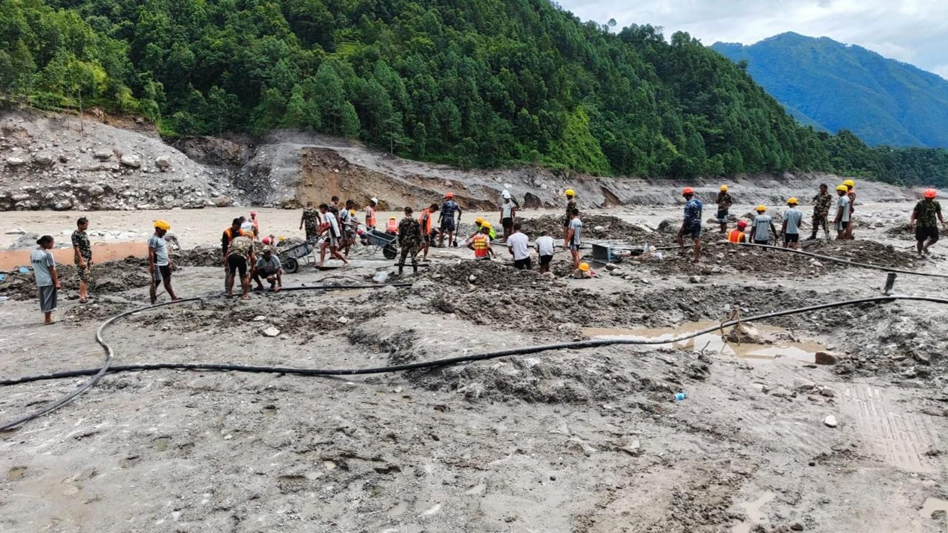 Deslave en Nepal- Foto: EFE