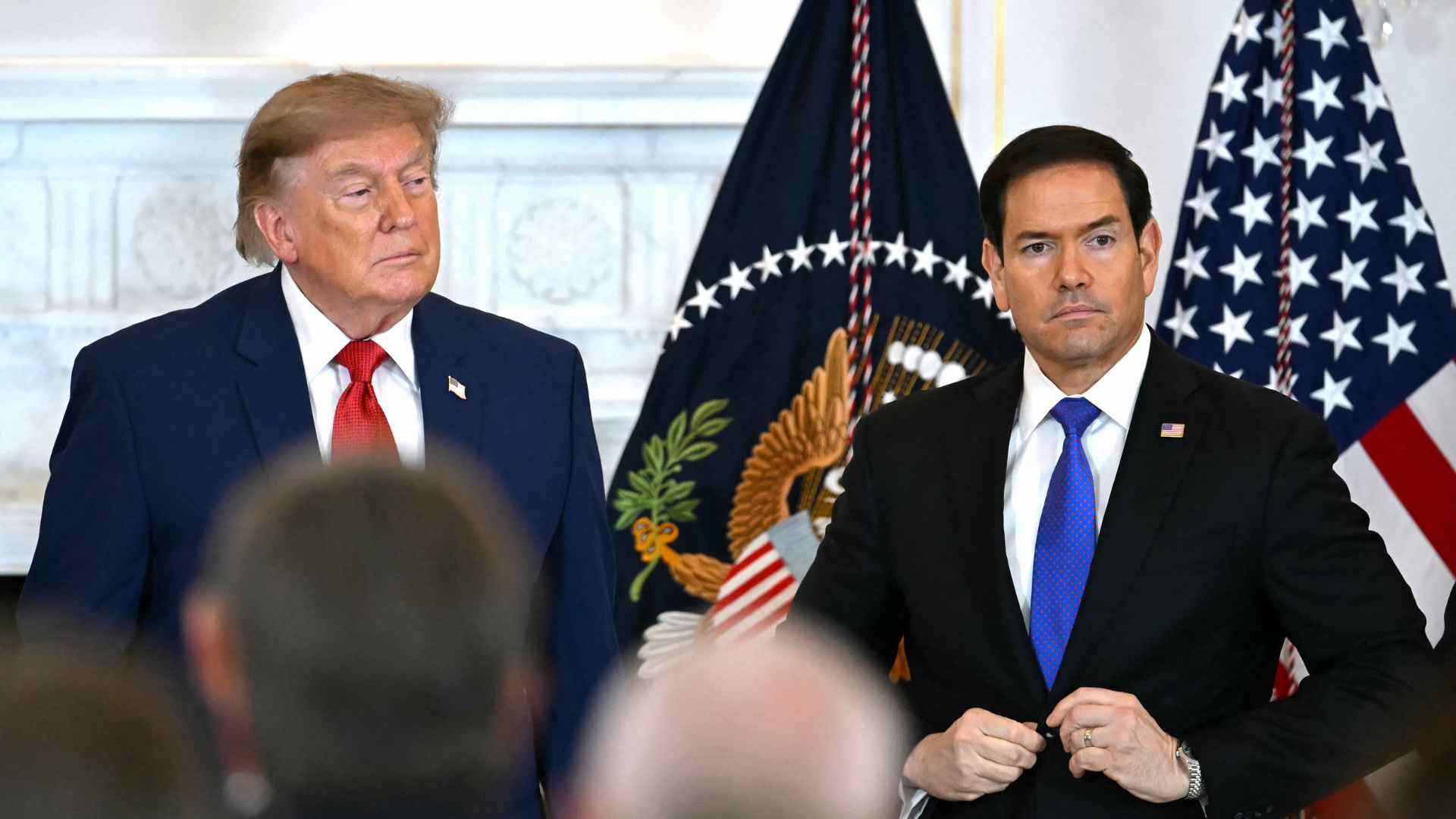 Donald Trump y Marco Rubio - Foto AFP