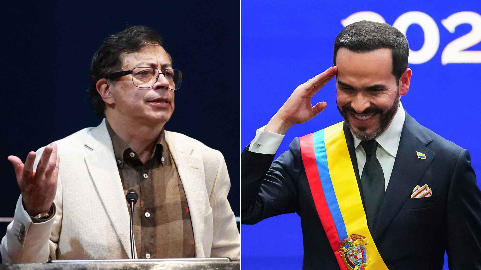Gustavo Petro/ Abelardo de la Espriella - Fotos AFP