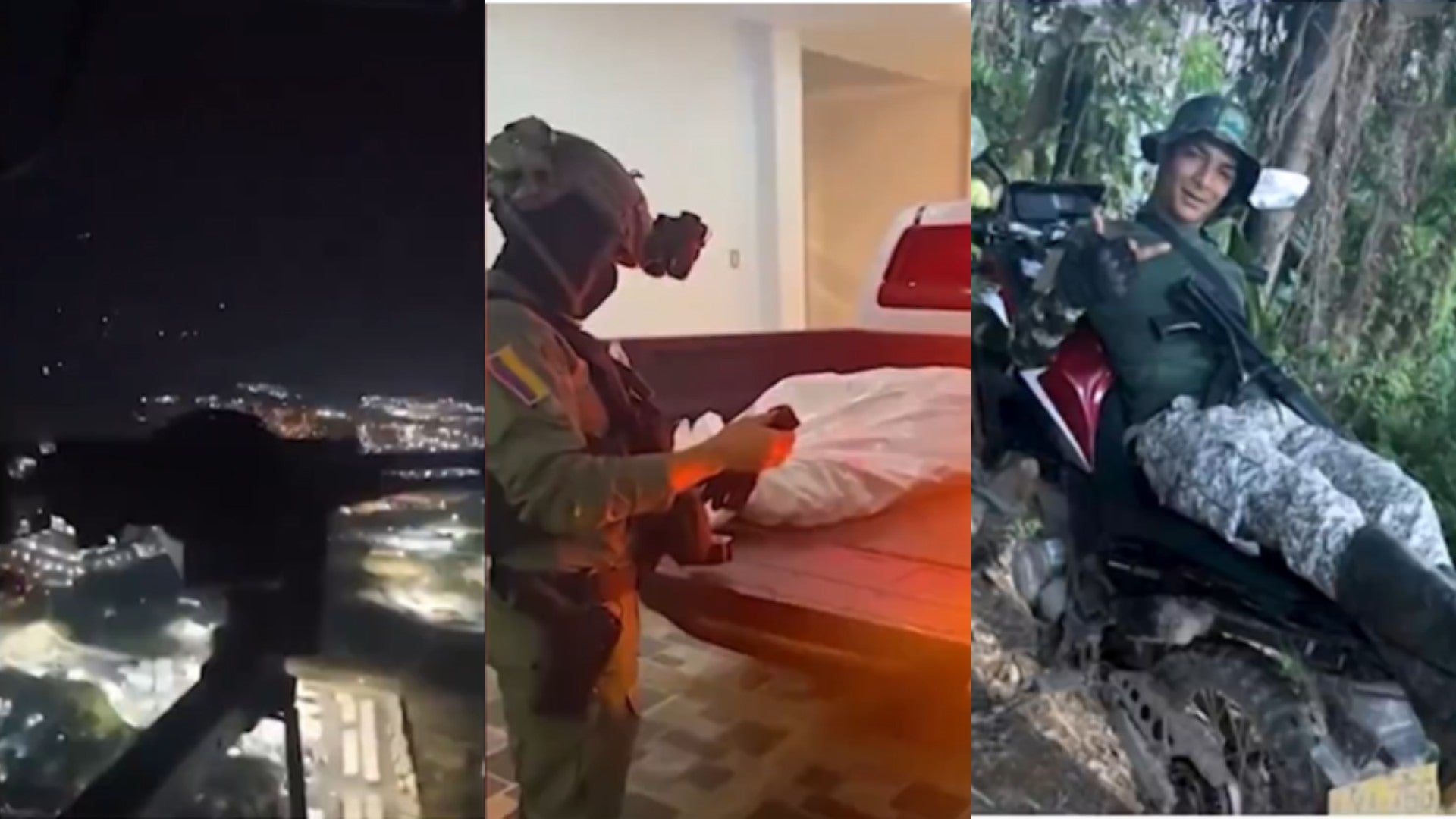 Imágenes del operativo contra alias 'Bendito Menor' en Colombia / FOTO: Captura de pantalla