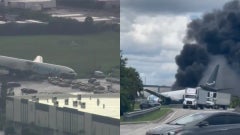 Accidente de avión en el aeropuerto de Miami / FOTO: Reuters