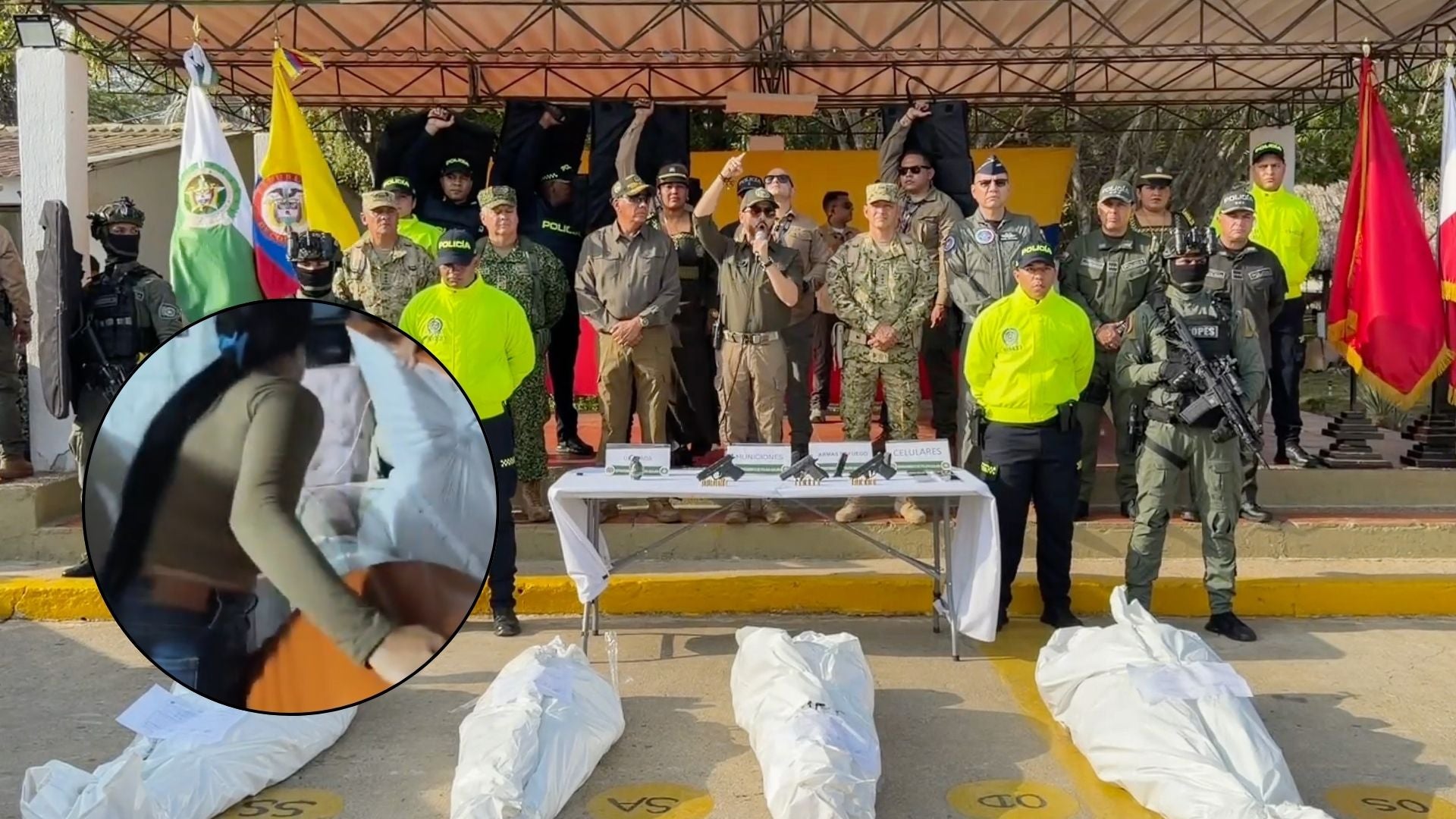 Funeral de alias Bendito Menor - EFE y redes