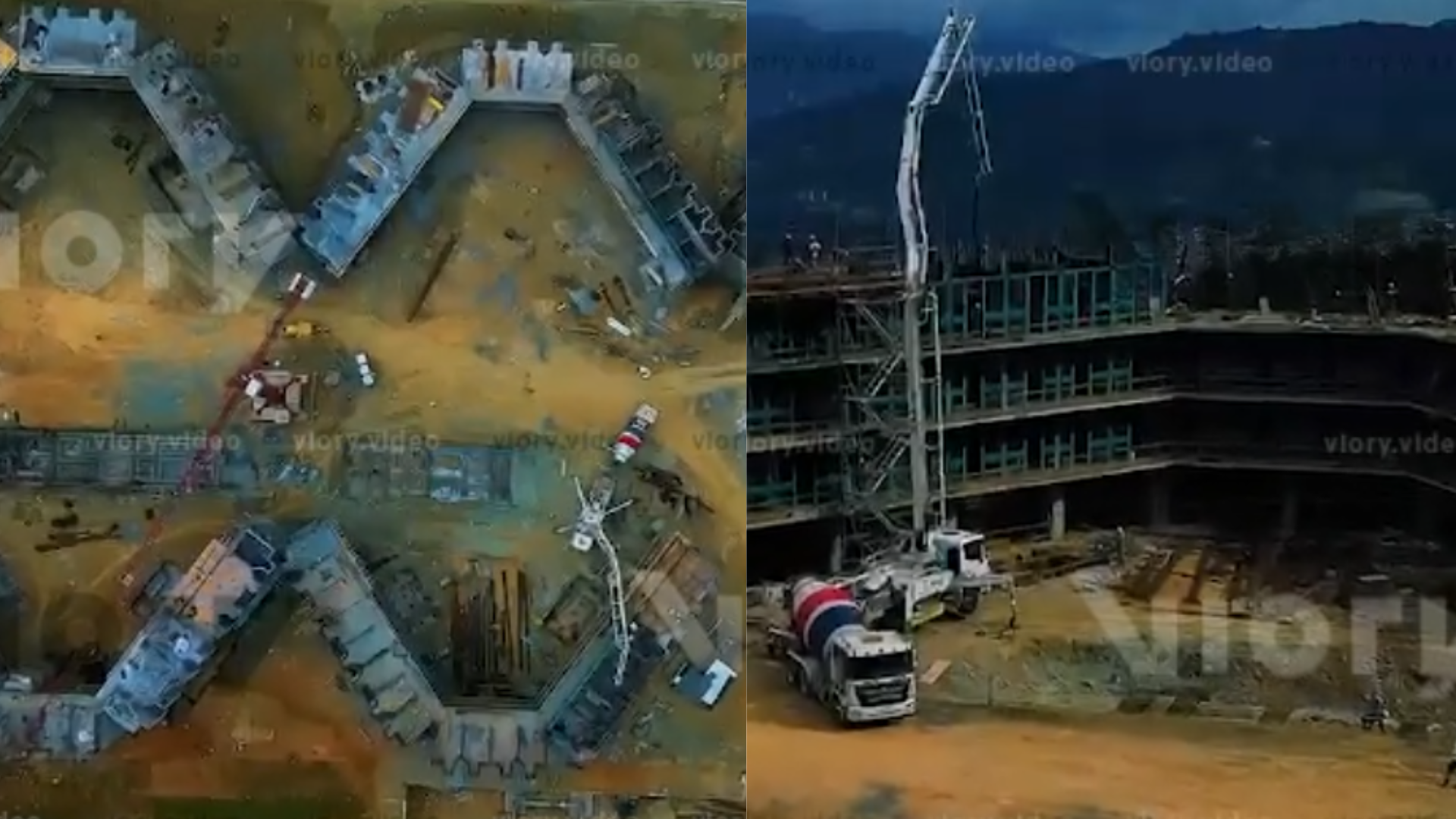 Imágenes de la construcción de la prisión en Medellín- Agencia Viory