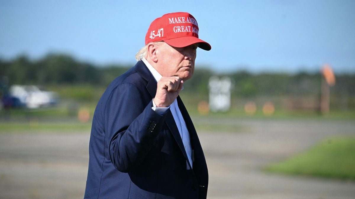 Donald Trump, presidente de EE. UU. (AFP)