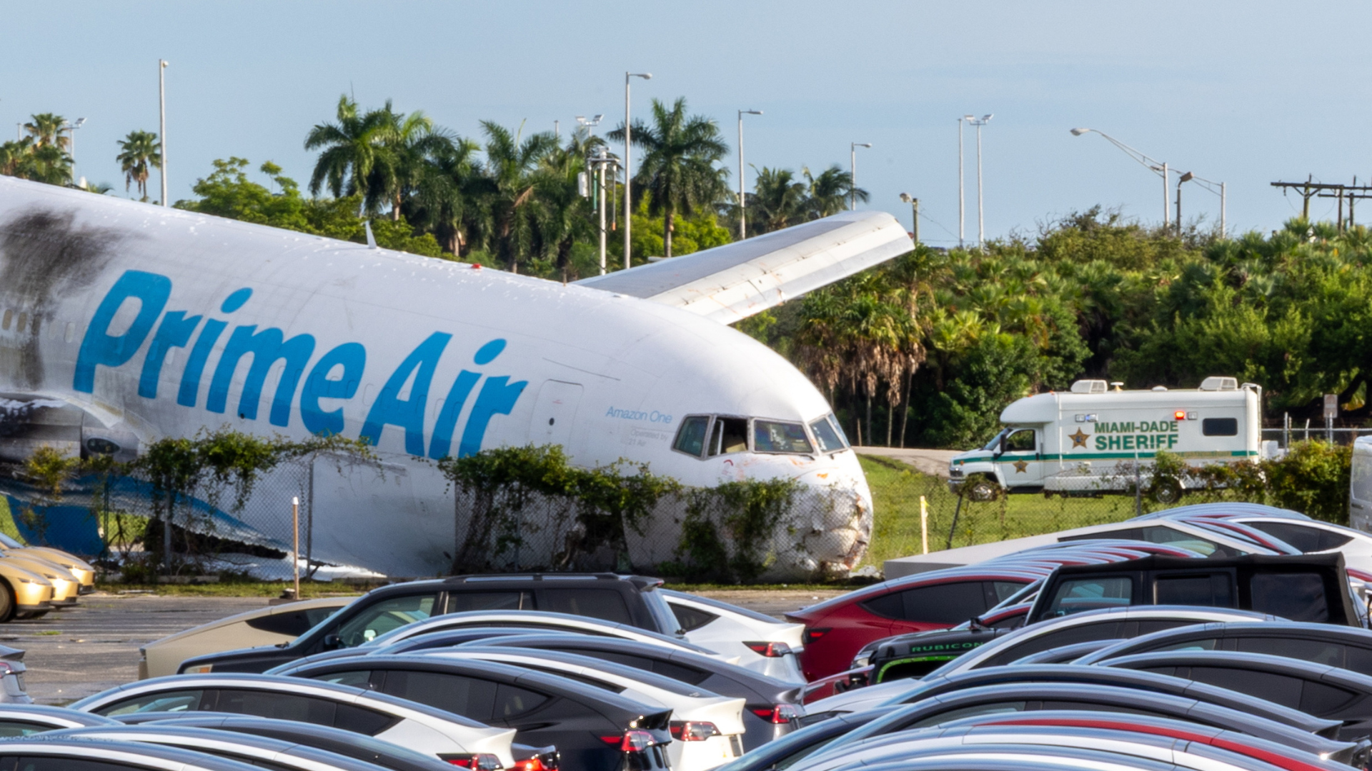 Accidente en aeropuerto de Miami | Foto: EFE
