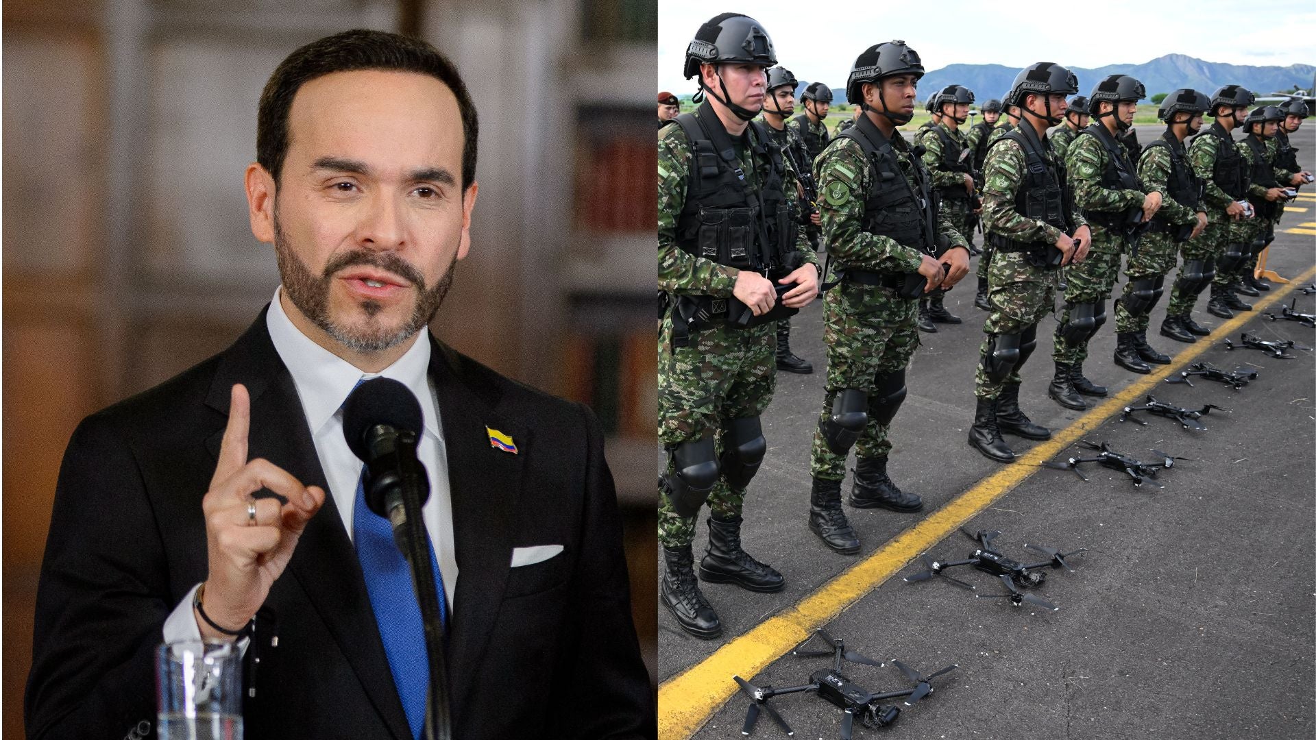 Respaldo de Abelardo de la Espriella a las fuerzas militares - Fotos: AFP