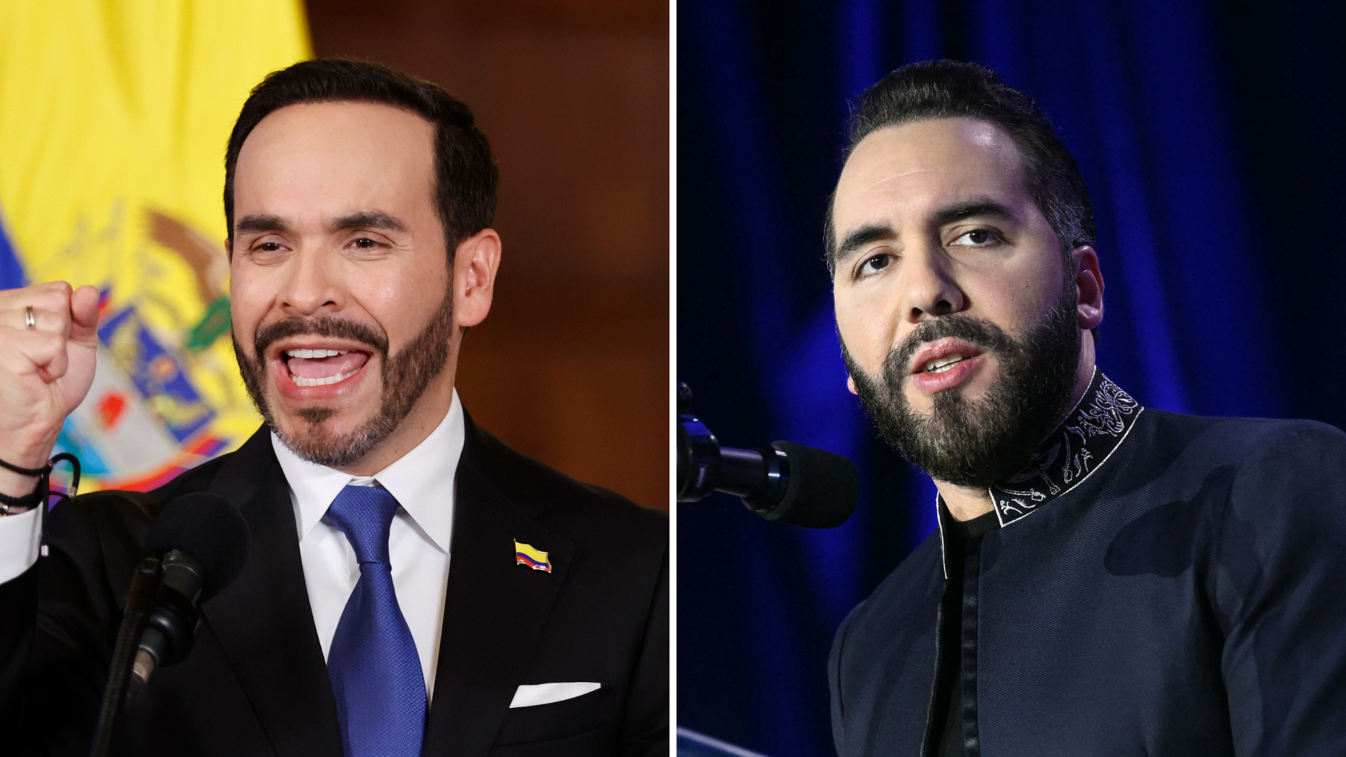 Abelardo de la Espriella y Nayib Bukele | Fotos: EFE-AFP