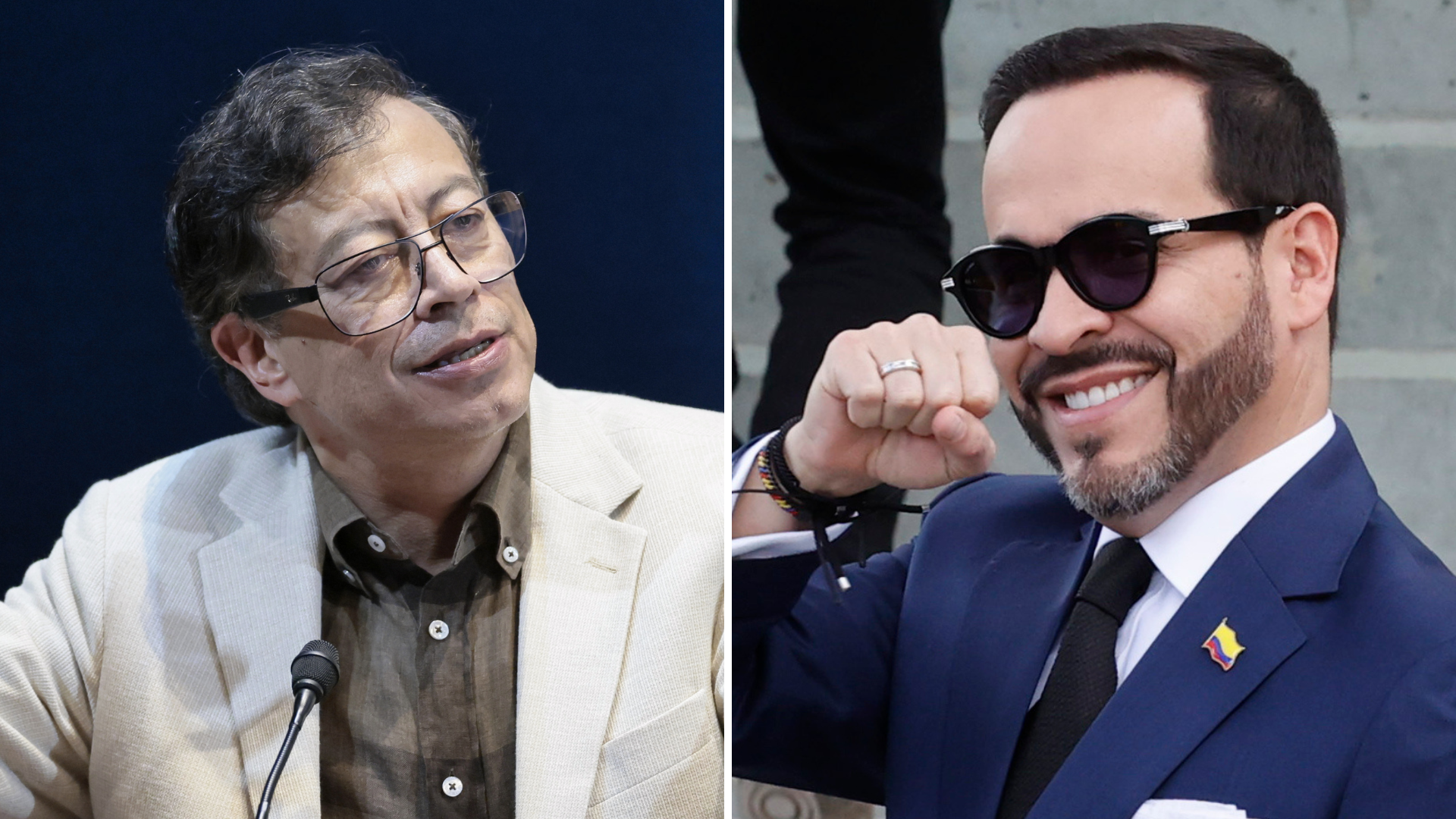 Gustavo Petro y Abelardo de la Espriella | Fotos: EFE