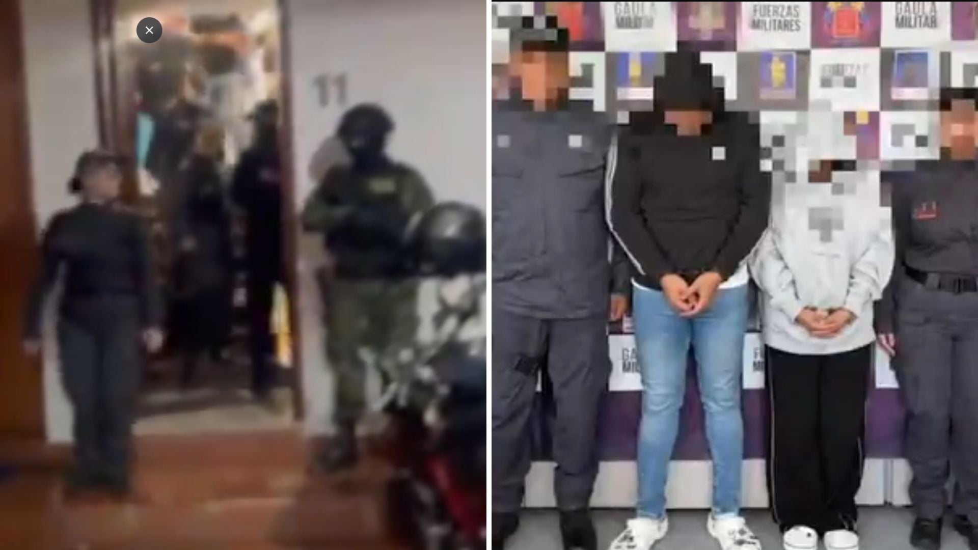 Capturados presuntos falsos cirujanos - Captura de pantalla Quinta División del Ejército Nacional - X