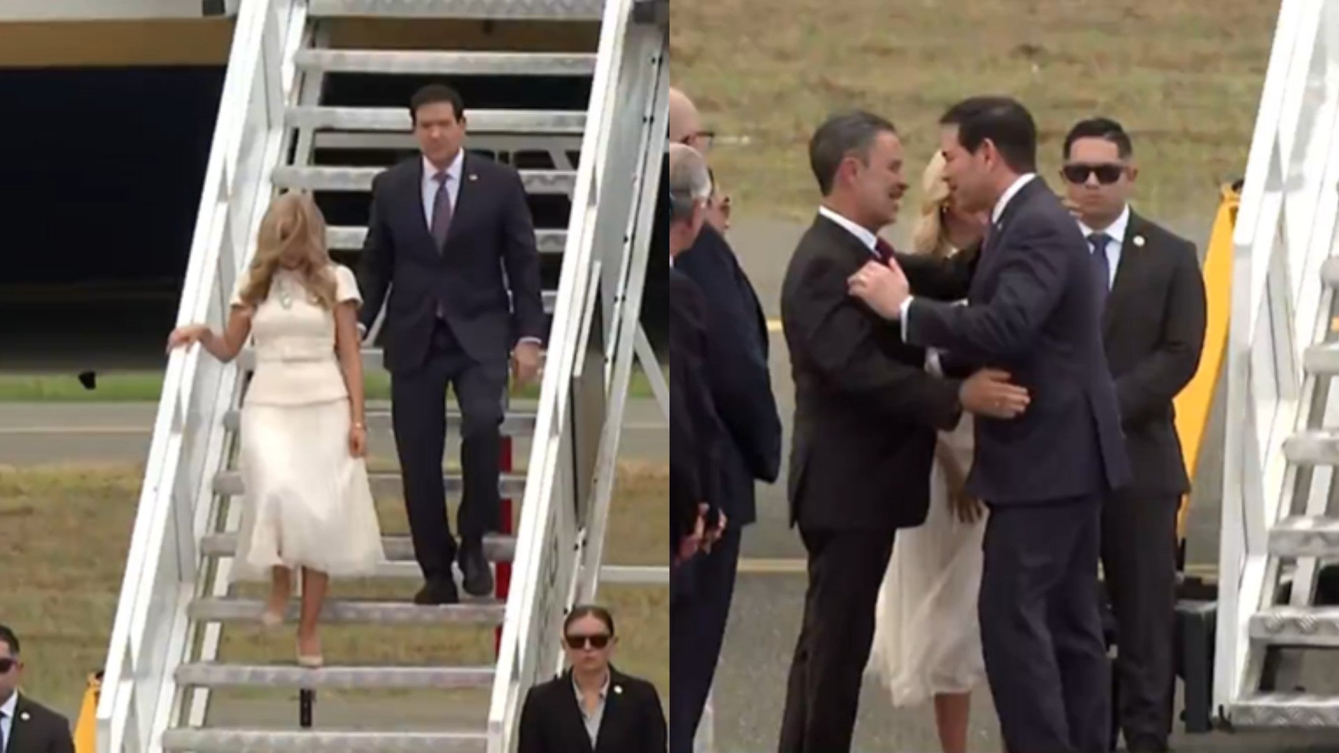 Marco Rubio llegó a Colombia / FOTO: Captura de pantalla