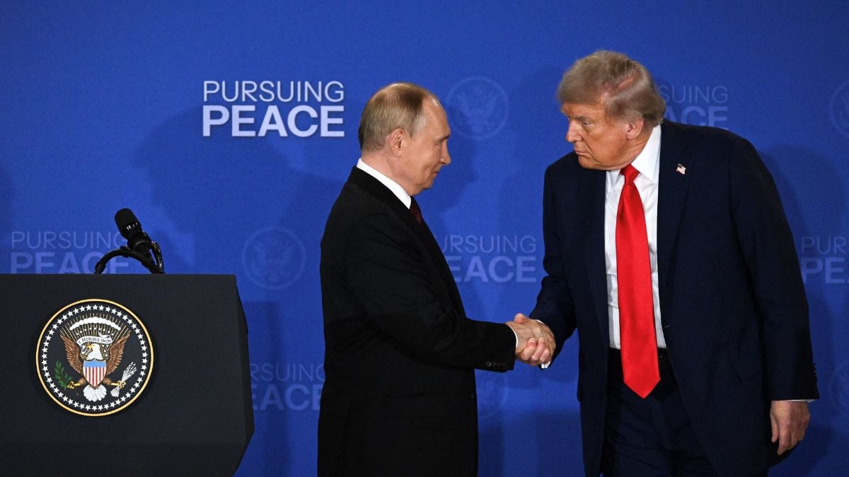 Vladimir Putin y Donald Trump (AFP)