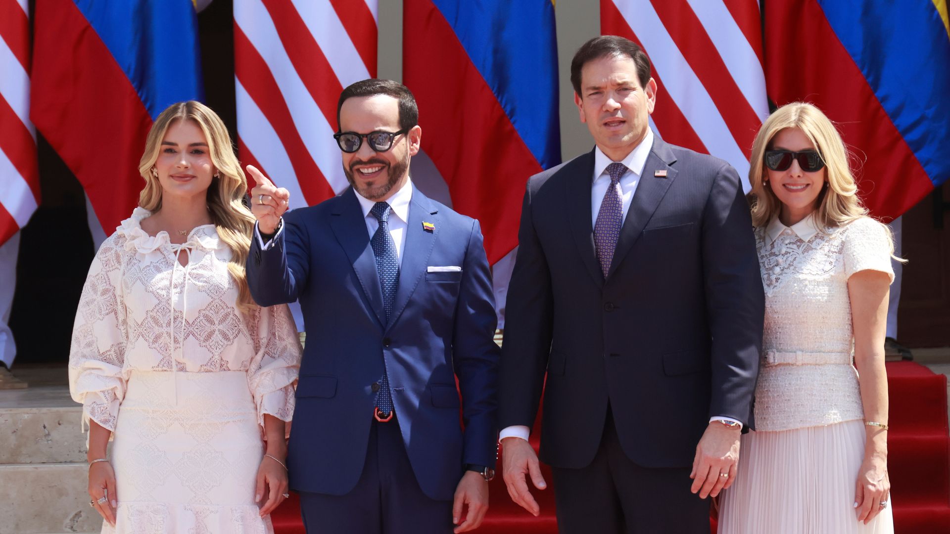 El presidente de Colombia Abelardo de la Espriella y el secretario de Estado de Estados Unidos, Marco Rubio-Foto: EFE