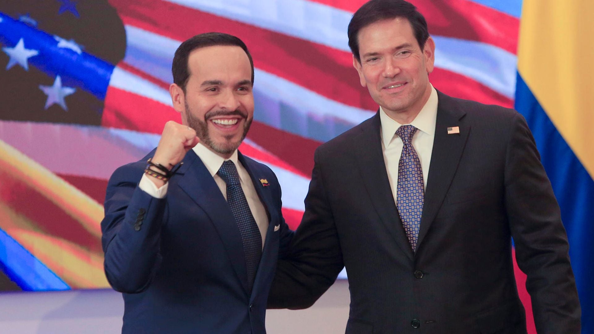 Abelardo de la Espriella y Marco Rubio - Foto: EFE