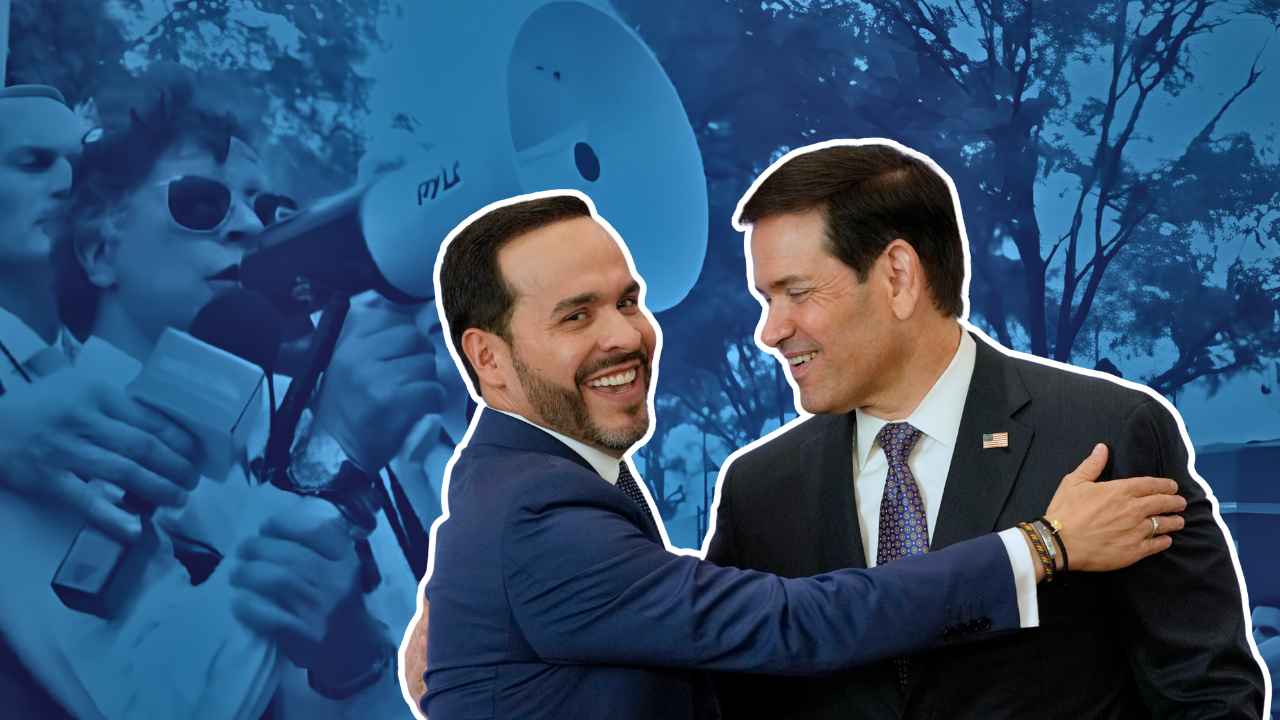 Abelardo de la Espriella y Marco Rubio - Foto AFP/ Gustavo Petro en EE. UU. - Foto: Redes sociales