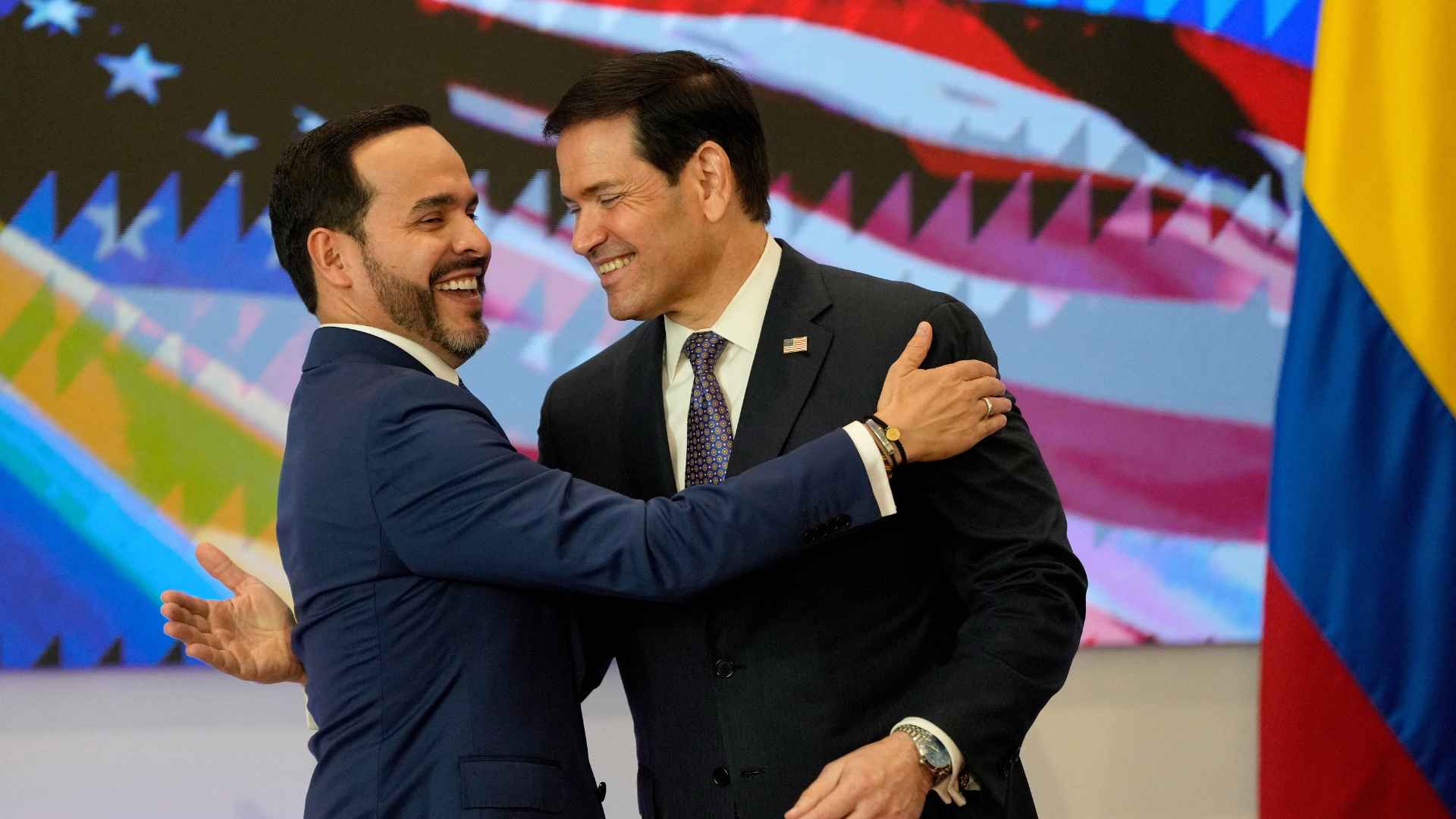 Marco Rubio en Colombia - Foto AFP