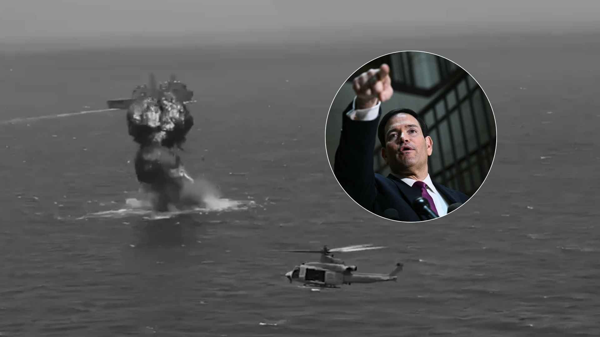 Ataque Comando Sur: Foto X: Southcom/ Marco Rubio - Foto AFP