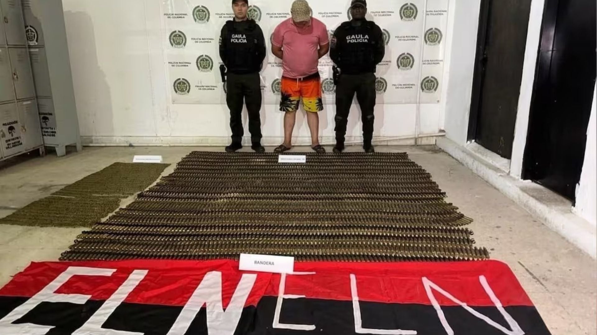 Captura de presunto guerrillero en Colombia - Foto Policía Nacional, Gobierno de Colombia