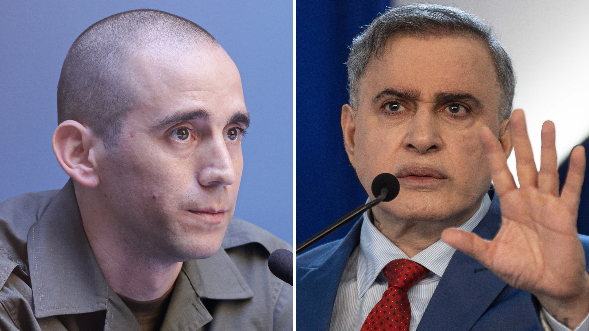 Nahuel Gallo, gendarme argentino / Tarek William Saab, exfiscal general del régimen venezolano - Fotos: EFE