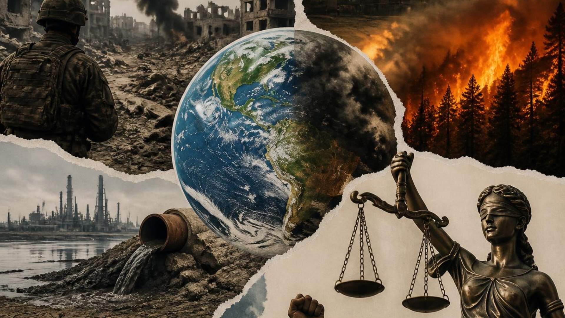 Justicia, Guerra y medio ambiente - Foto Canva