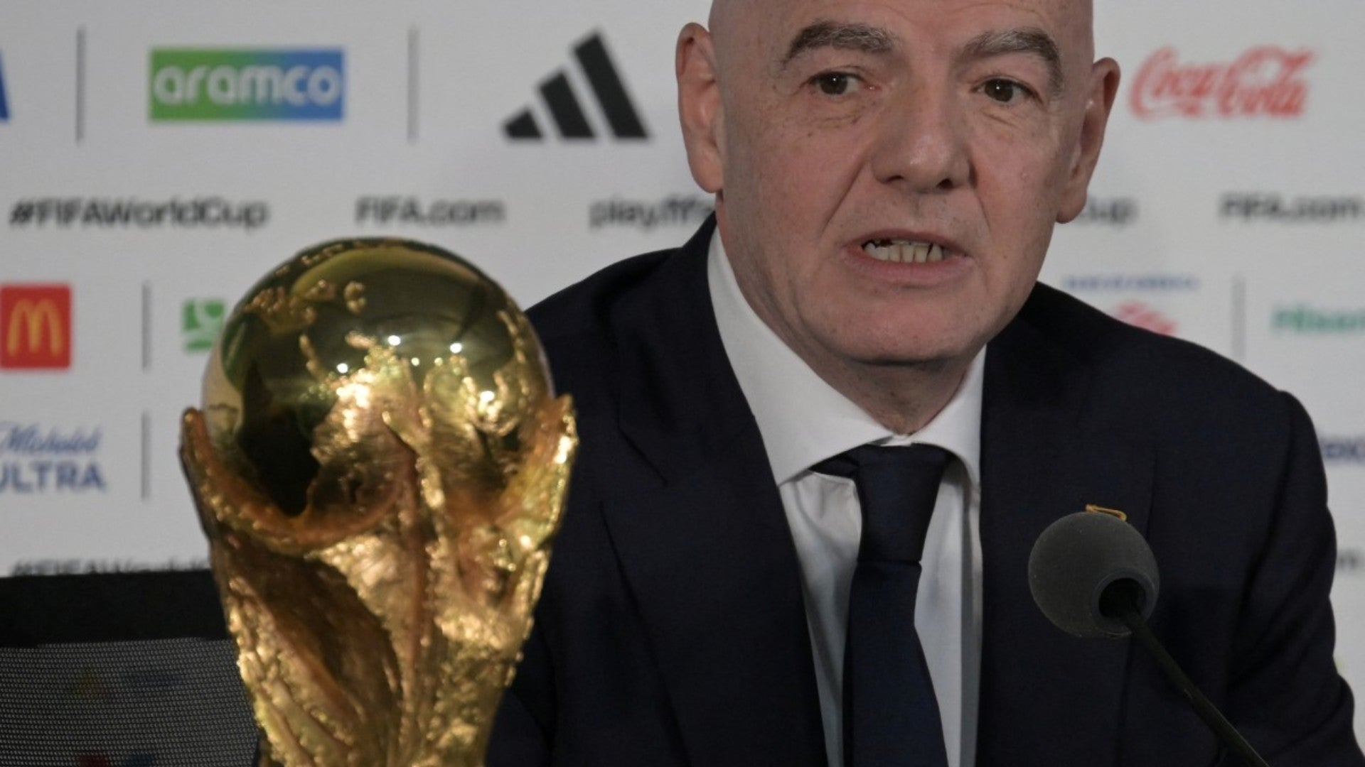 Gianni Infantino, presidente de la FIFA. (AFP)