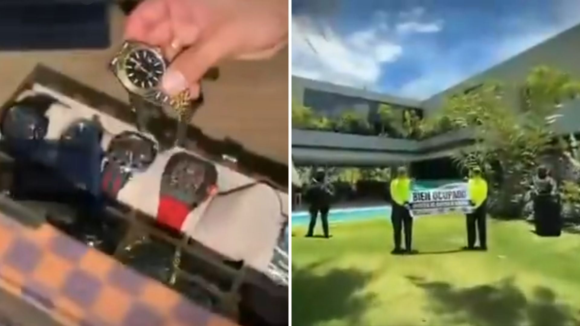 De la Espriella reveló lujos que se daban integrantes del Clan del Golfo - Captura de pantalla Policía de Colombia - X