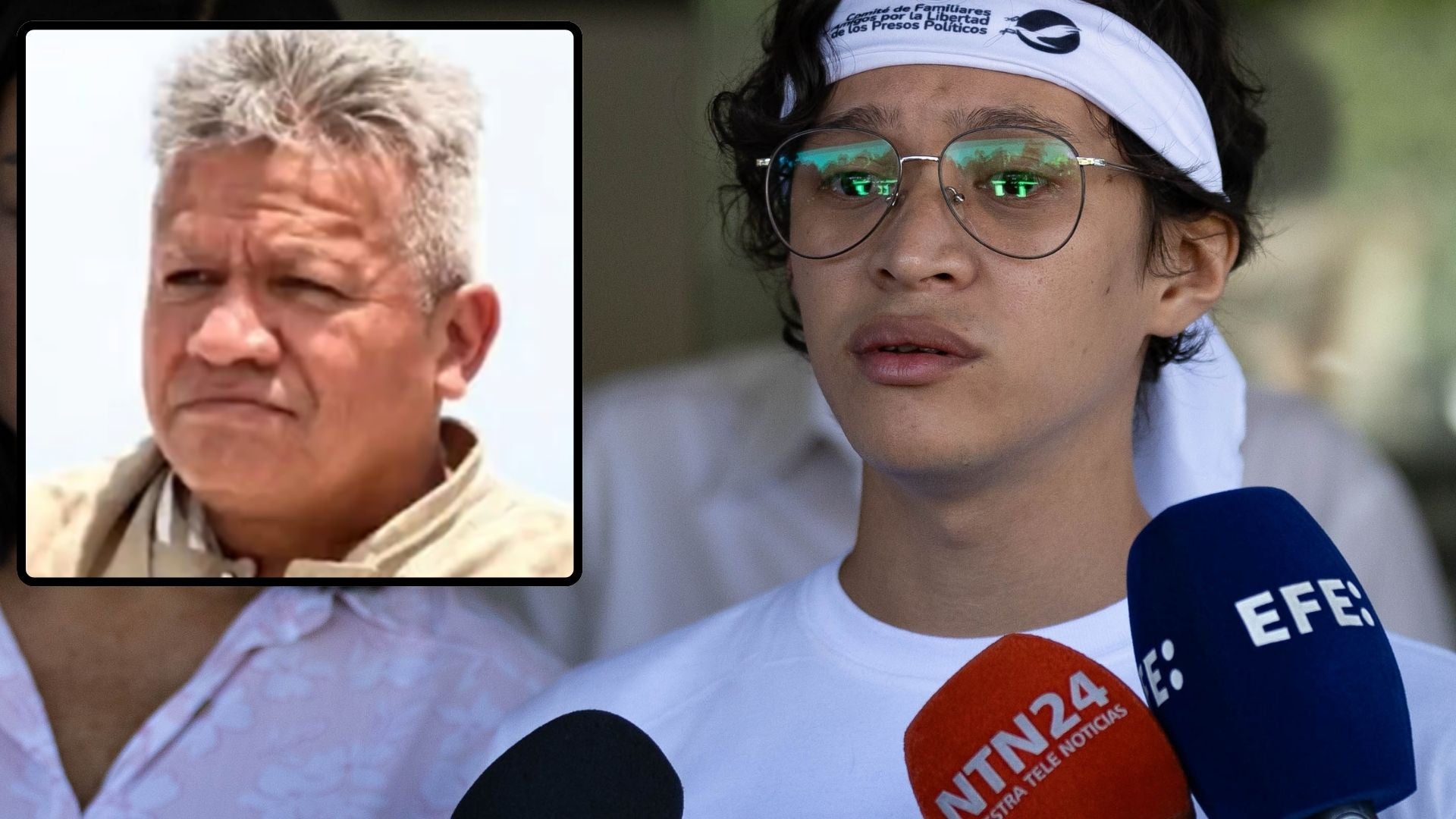 Óscar Morales López y Diego Casanova, activistas de derechos humanos - Fotos: X / EFE